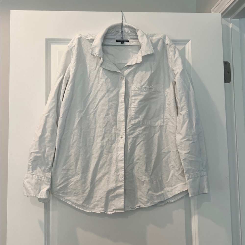 Quince White Button Down Shirt